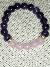 Load image into Gallery viewer, Amethyst &amp; Rose Quartz
