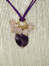 Load image into Gallery viewer, Amethyst &amp; Rose Quartz
