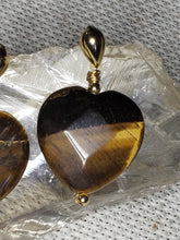 Load image into Gallery viewer, Tiger Eye Hearts
