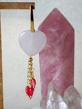 Load image into Gallery viewer, Rose Quartz Heart &amp; Pink Mother-of-Pearl
