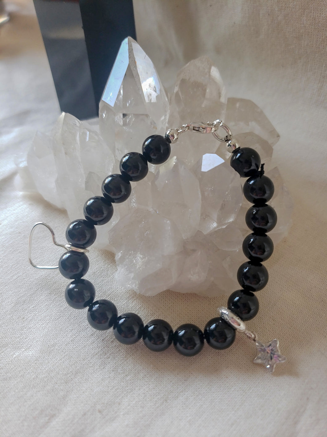 Black Tourmaline Star & Heart