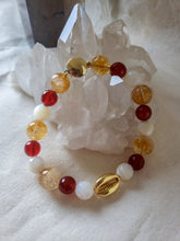 Load image into Gallery viewer, Citrine, Carnelian and Mother-of-Pearl &amp; Lucky Shell
