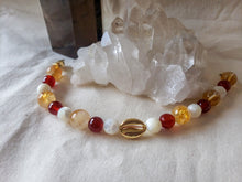 Load image into Gallery viewer, Citrine, Carnelian and Mother-of-Pearl &amp; Lucky Shell
