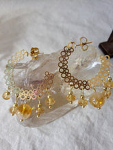 Load image into Gallery viewer, Citrine Hoops
